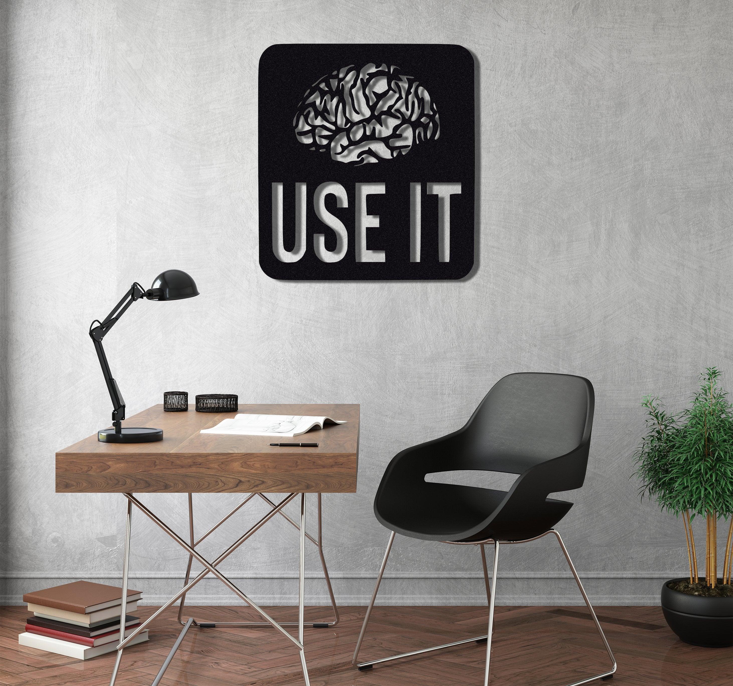 ・"Use It"・Premium Metal Wall Art - Limited Edition - ArtDesigna Glass Printing Wall Art
