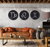 ・"Zodiac Symbols"・Premium Metal Wall Art - Limited Edition - ArtDesigna Glass Printing Wall Art