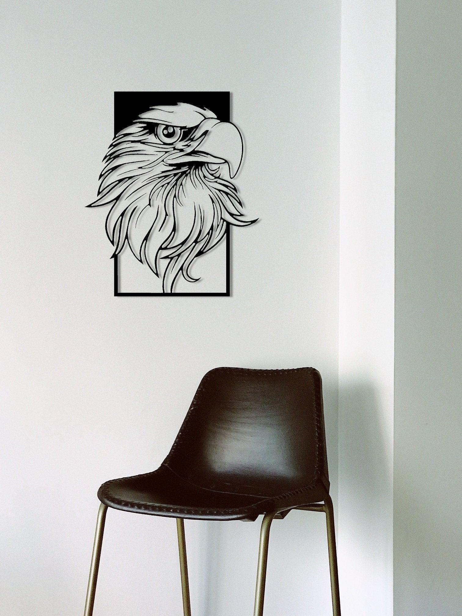 ・"Falcon"・Premium Metal Wall Art - Limited Edition - ArtDesigna Glass Printing Wall Art