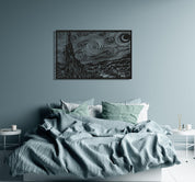 ・"Van Gogh The Starry Night"・Premium Metal Wall Art - Limited Edition - ArtDesigna Glass Printing Wall Art