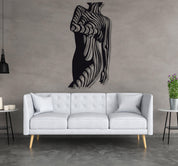 ・"Woman Body Lines"・Premium Metal Wall Art - Limited Edition - ArtDesigna Glass Printing Wall Art