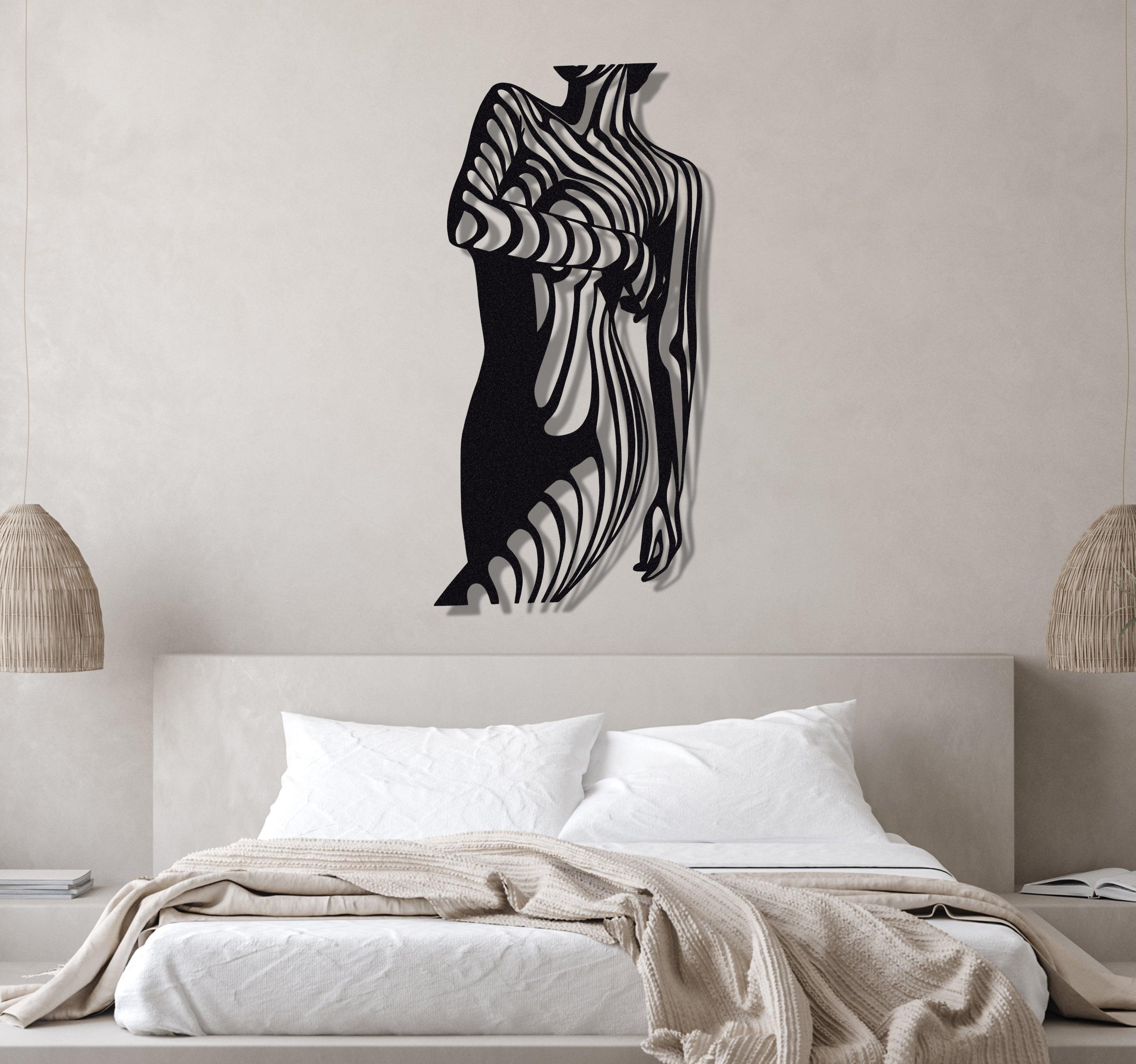 ・"Woman Body Lines"・Premium Metal Wall Art - Limited Edition - ArtDesigna Glass Printing Wall Art