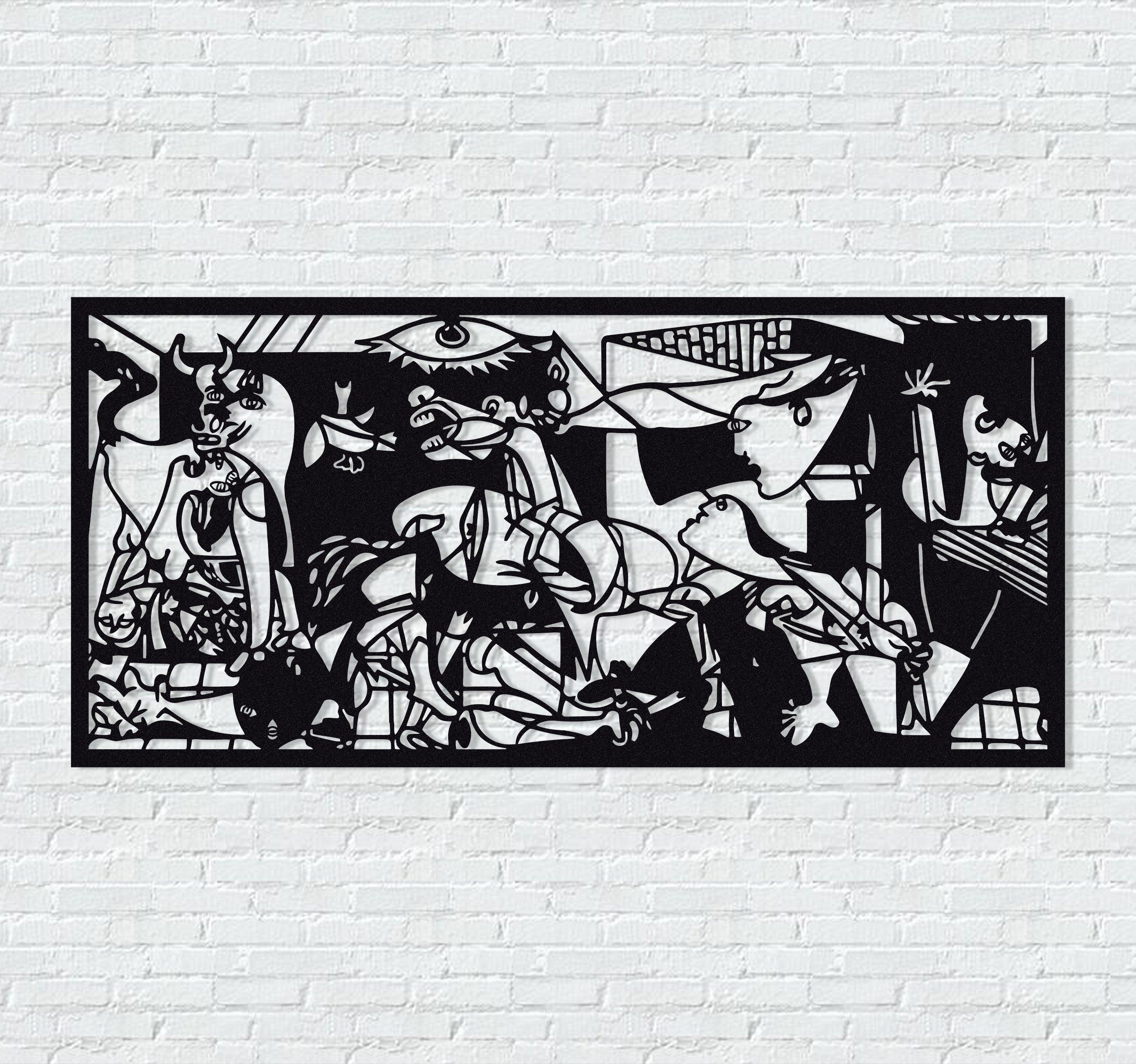 ・"Guernica Pablo Picasso"・Premium Metal Wall Art - Limited Edition - ArtDesigna Glass Printing Wall Art