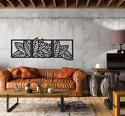 ・"Leaves Trio"・Premium Metal Wall Art - Limited Edition - ArtDesigna Glass Printing Wall Art