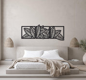 ・"Leaves Trio"・Premium Metal Wall Art - Limited Edition - ArtDesigna Glass Printing Wall Art