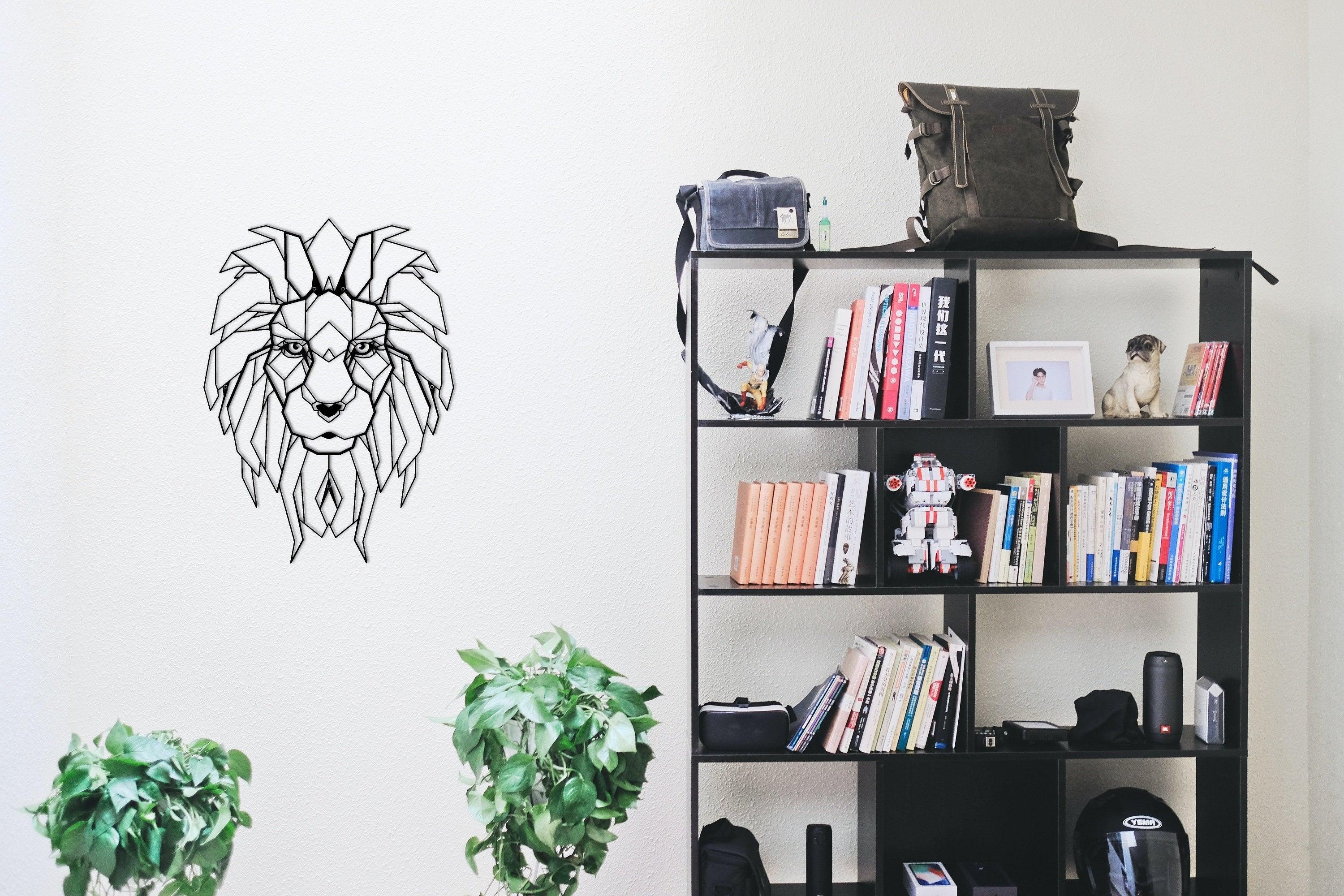 ・"Lion Head"・Premium Metal Wall Art - Limited Edition - ArtDesigna Glass Printing Wall Art