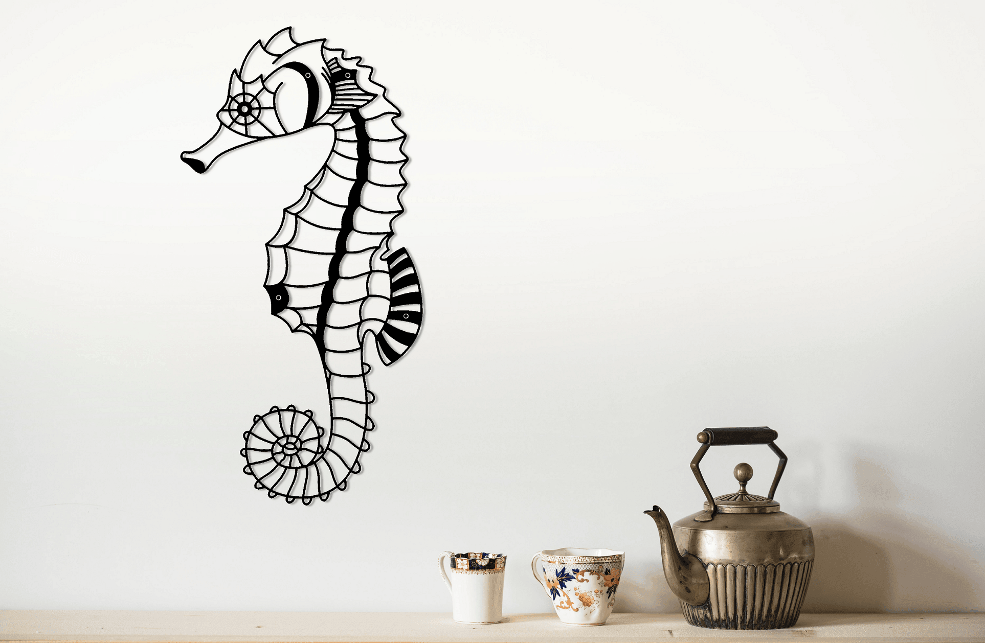 ・"SeaHorse"・Premium Metal Wall Art - Limited Edition - ArtDesigna Glass Printing Wall Art