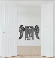 ・"Angel Wings Combination"・Premium Metal Wall Art - Limited Edition - ArtDesigna Glass Printing Wall Art
