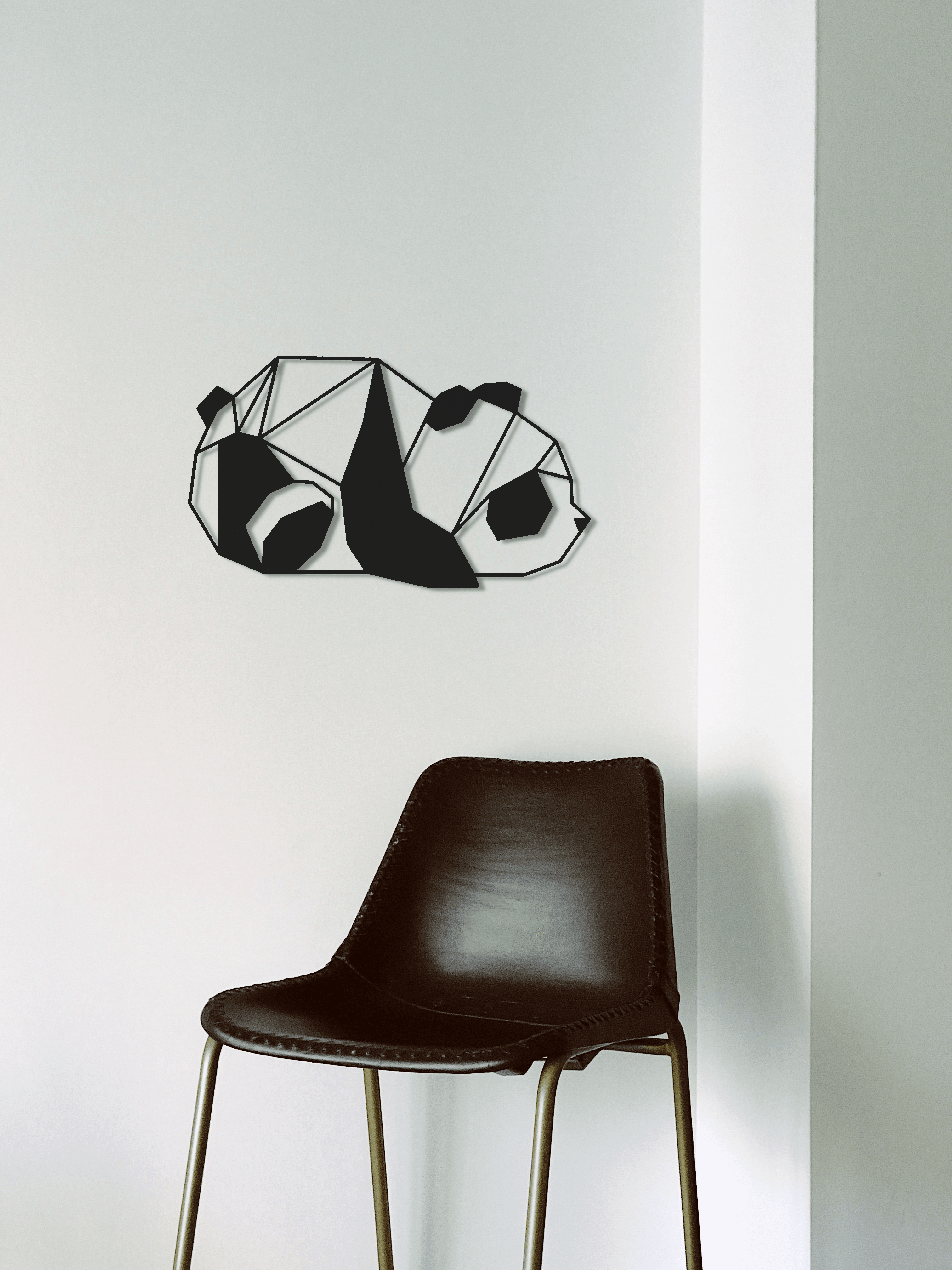 ・"Cute Panda"・Premium Metal Wall Art - Limited Edition - ArtDesigna Glass Printing Wall Art