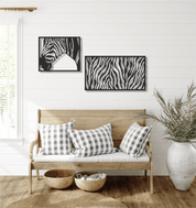・"Zebra"・Premium Metal Wall Art - Limited Edition - ArtDesigna Glass Printing Wall Art
