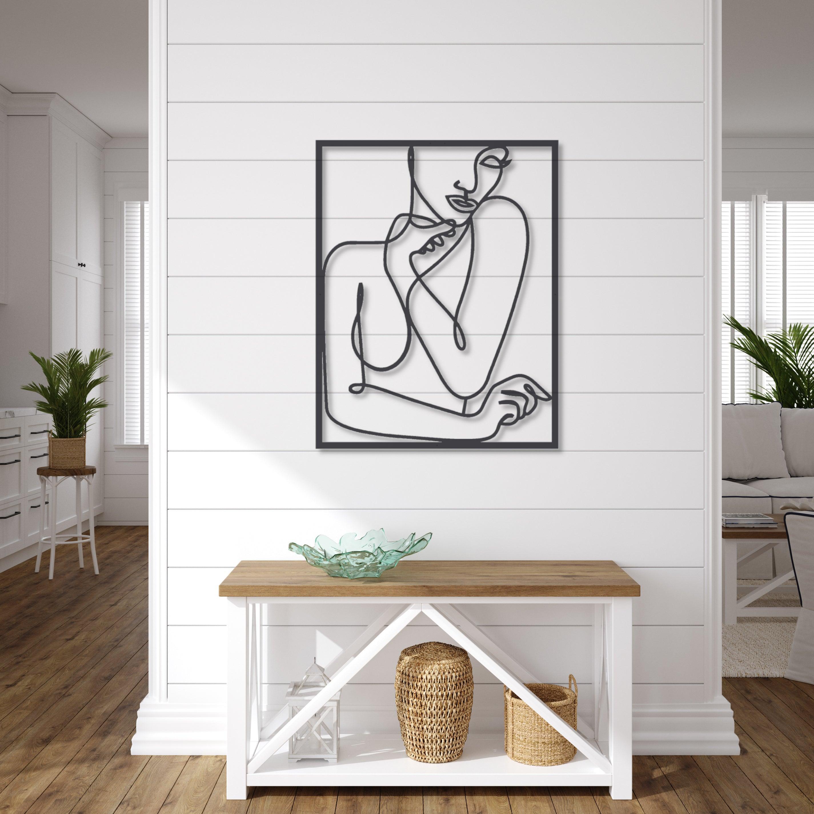 ・"Body Lines v2"・Premium Metal Wall Art - Limited Edition - ArtDesigna Glass Printing Wall Art