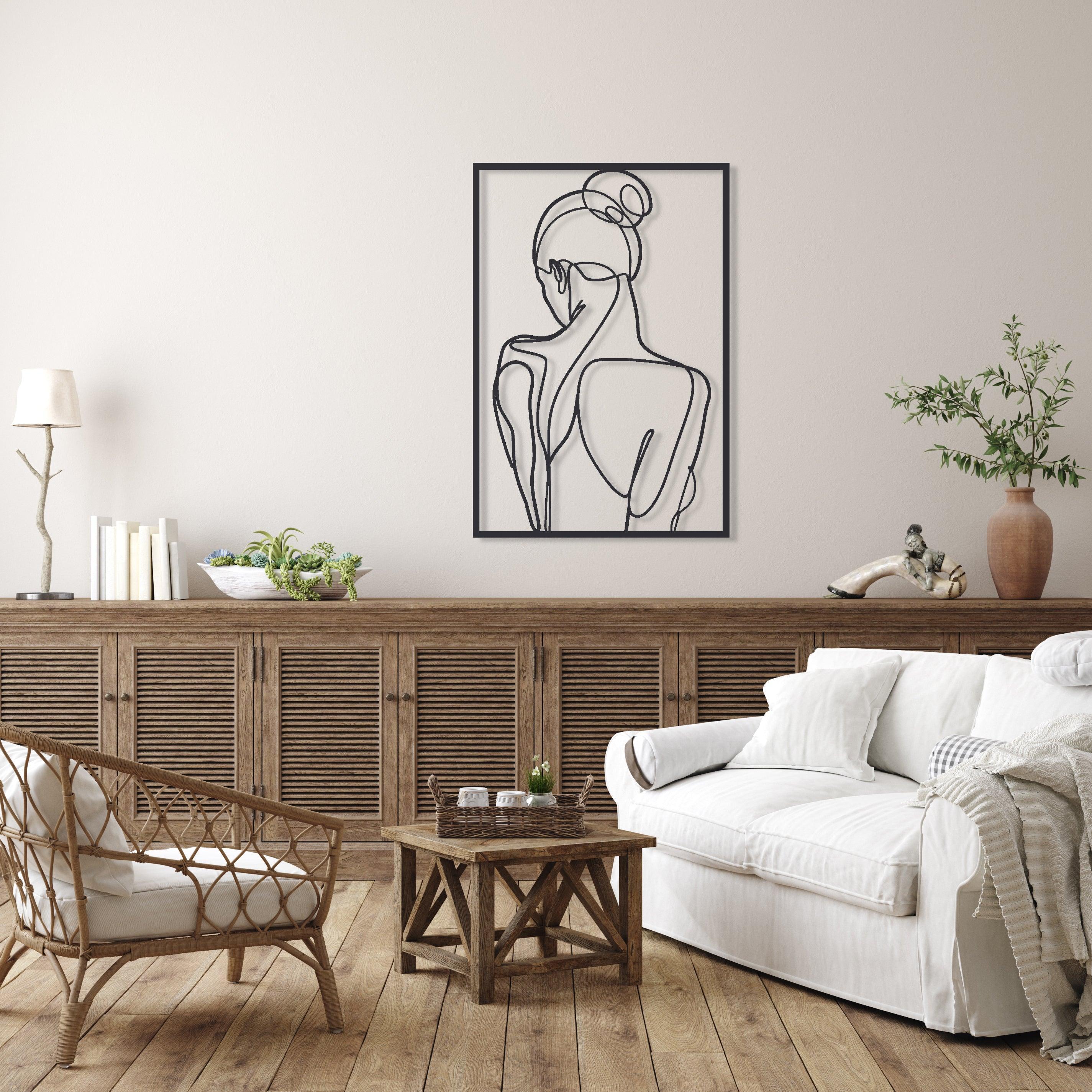 ・"Body Lines v1"・Premium Metal Wall Art - Limited Edition - ArtDesigna Glass Printing Wall Art