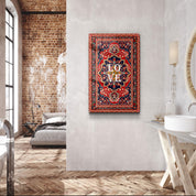・"Carpet Of Love"・Designers Collection Glass Wall Art - ArtDesigna Glass Printing Wall Art