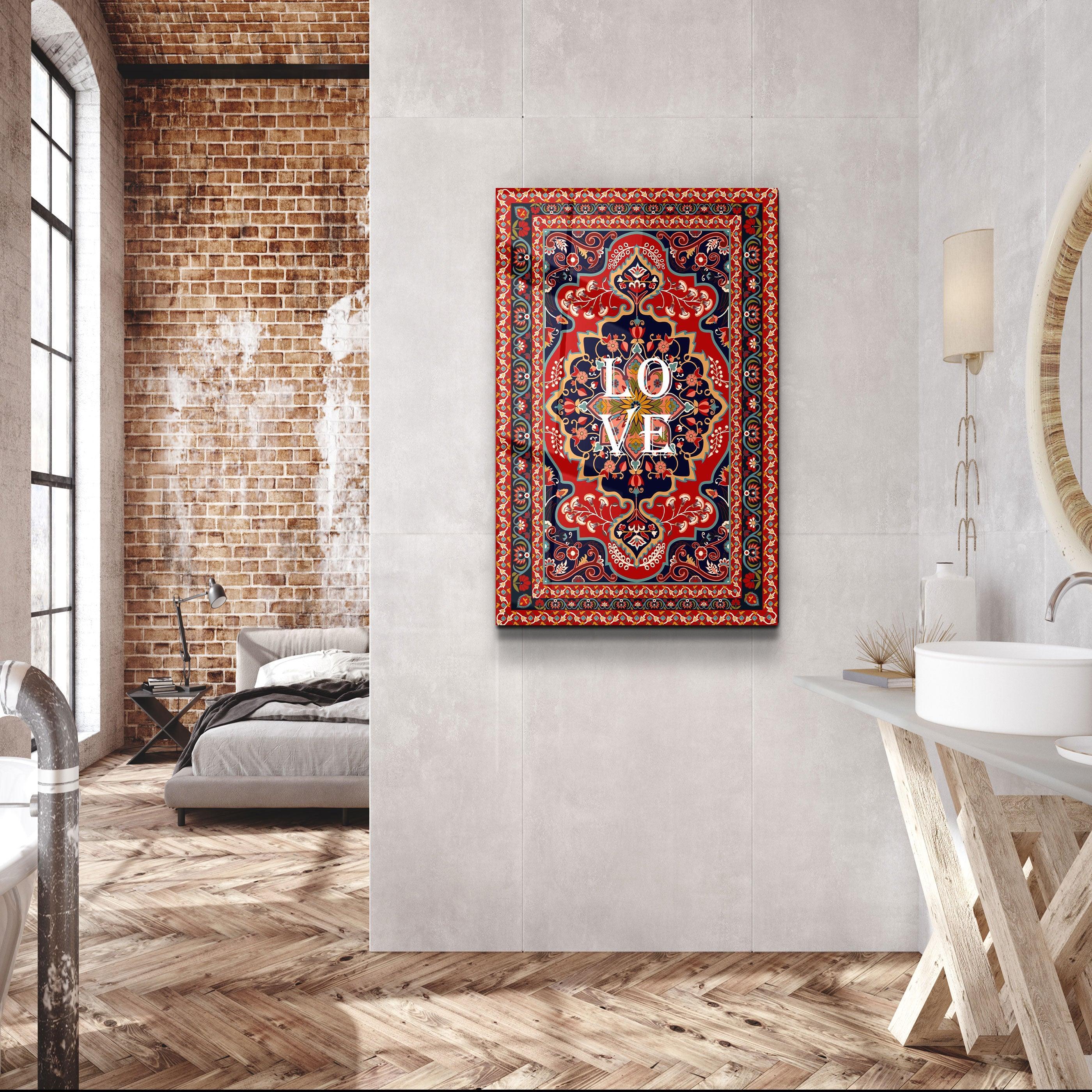 ・"Carpet Of Love"・Designers Collection Glass Wall Art - ArtDesigna Glass Printing Wall Art