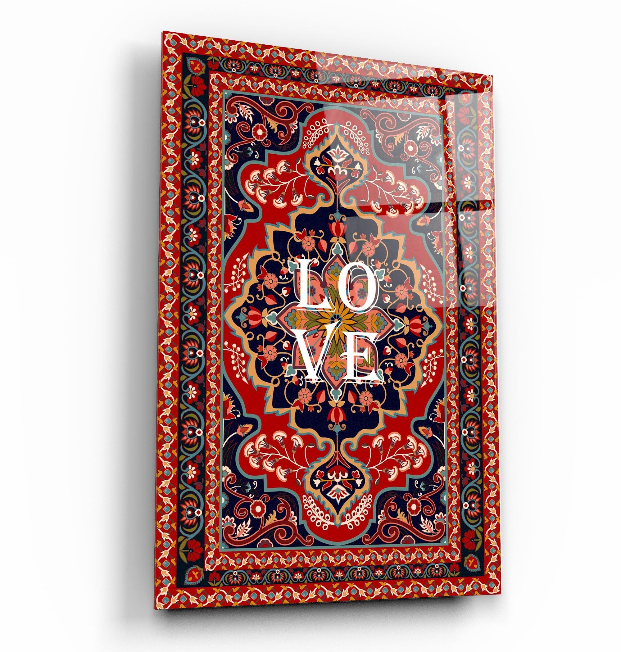 ・"Carpet Of Love"・Designers Collection Glass Wall Art - ArtDesigna Glass Printing Wall Art