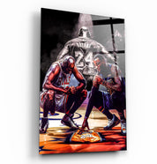 ・"Kobe - MJ - LeBron James"・Designer's Collection Glass Wall Art - ArtDesigna Glass Printing Wall Art