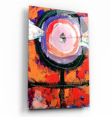 Abstract Eye | Glass Wall Art