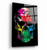 The Palm Skull | Glass Wall Art