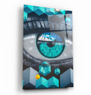 Inside of the Reflection | Glass Wall Art - Artdesigna