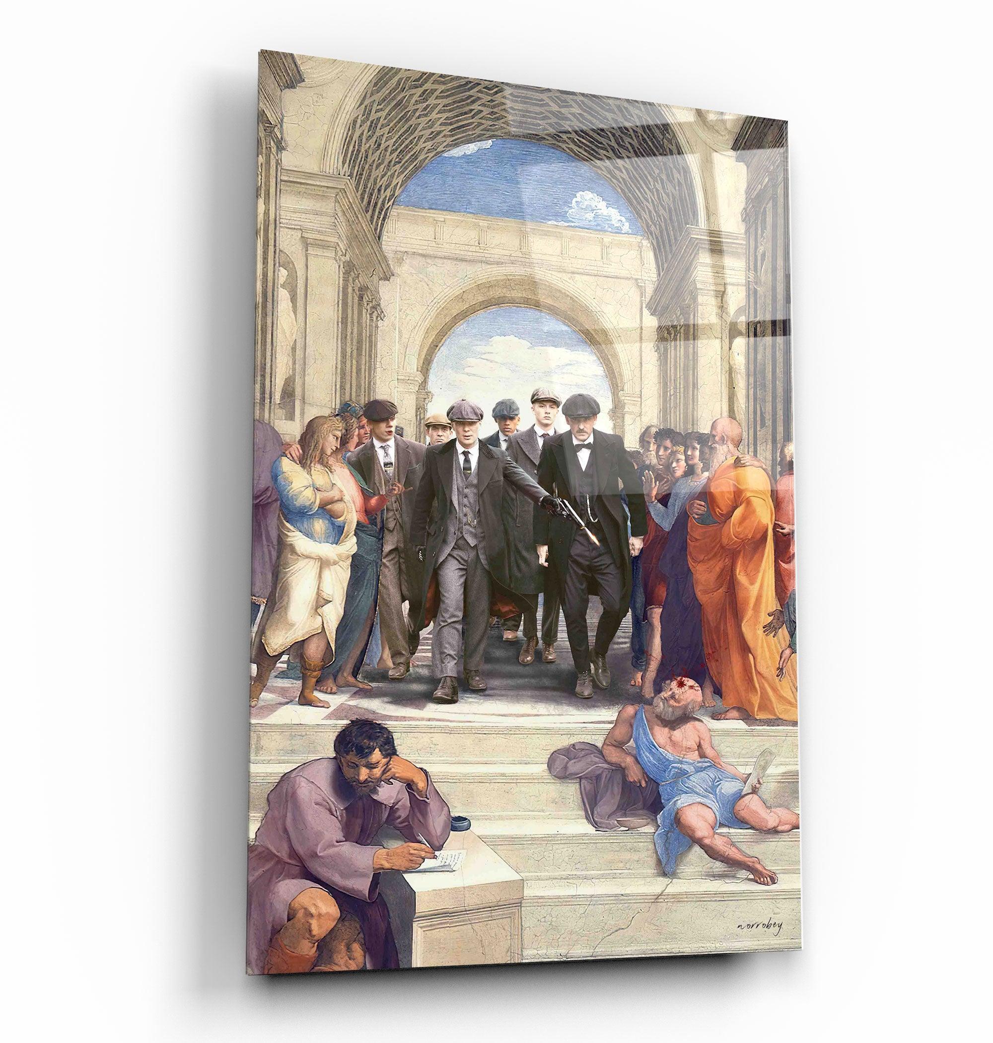 ・"Shelby Attitude Athens "・Designers Collection Glass Wall Art - ArtDesigna Glass Printing Wall Art