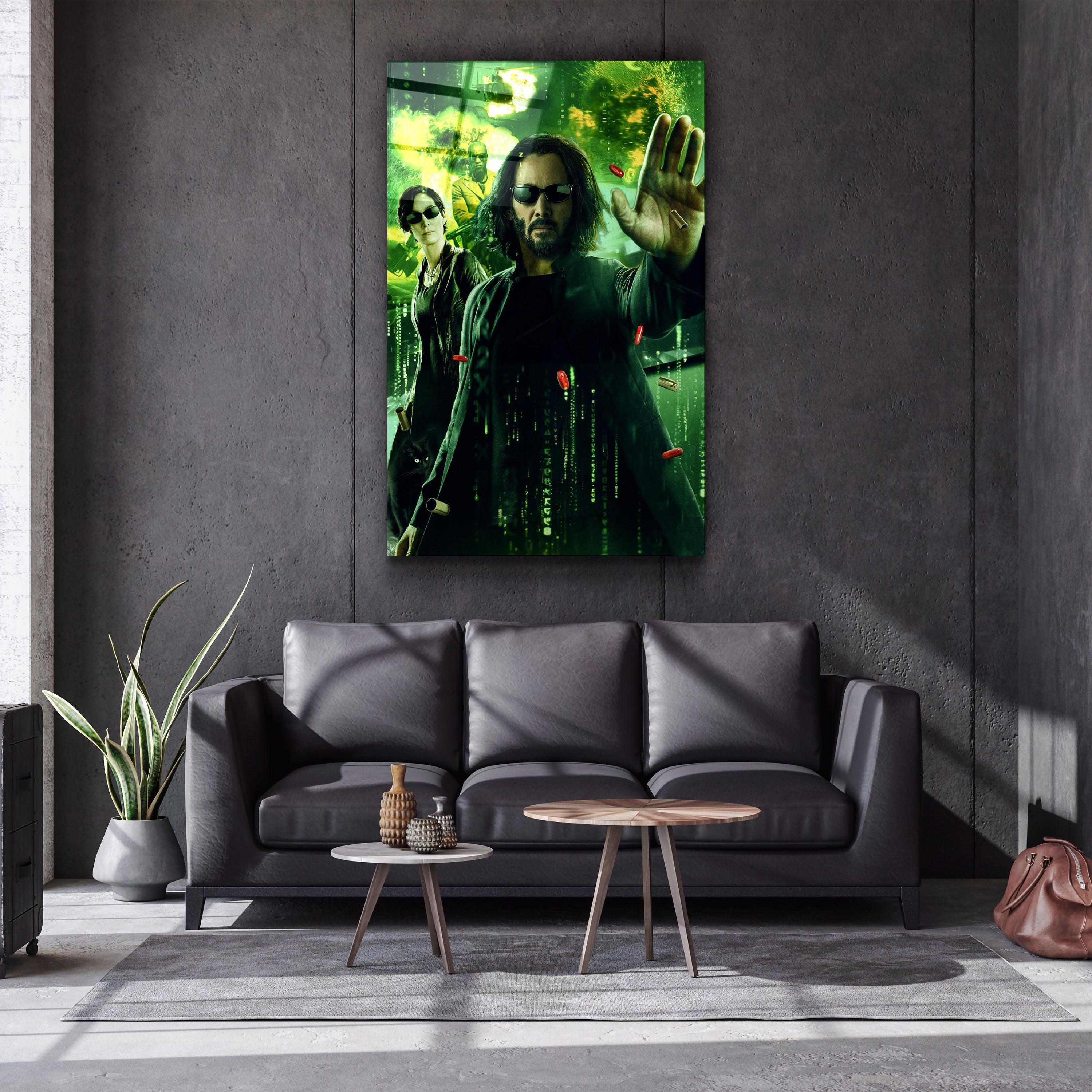 ・"Reborn Of The Matrix"・Designers Collection Glass Wall Art - ArtDesigna Glass Printing Wall Art