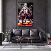 ・"Kobe - MJ - LeBron James"・Designer's Collection Glass Wall Art - ArtDesigna Glass Printing Wall Art