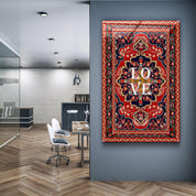 ・"Carpet Of Love"・Designers Collection Glass Wall Art - ArtDesigna Glass Printing Wall Art