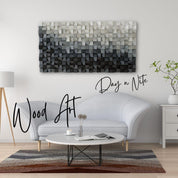 ・"Day n Nite"・Premium Wood Handmade Wall Sculpture - Limited Edition - ArtDesigna Glass Printing Wall Art
