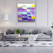 ・"Pinkastone"・Glass Wall Art - ArtDesigna Glass Printing Wall Art