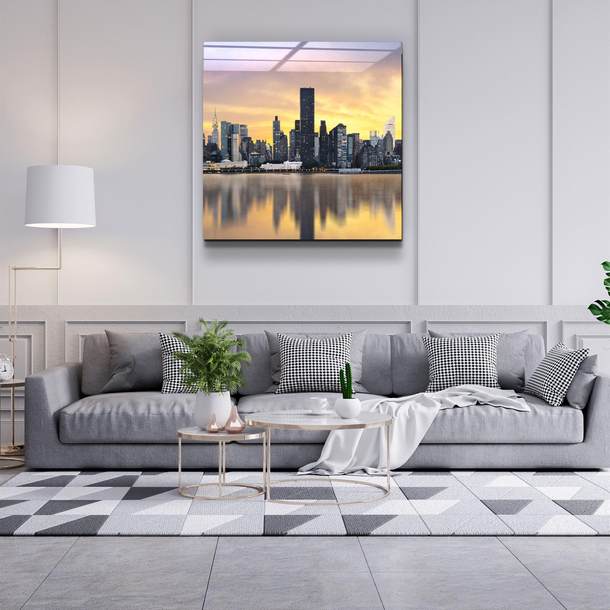 ・"Downtown (City Center)"・Glass Wall Art - ArtDesigna Glass Printing Wall Art