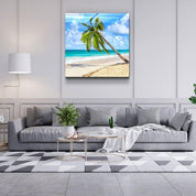 ・"Palm Tree"・Glass Wall Art - ArtDesigna Glass Printing Wall Art