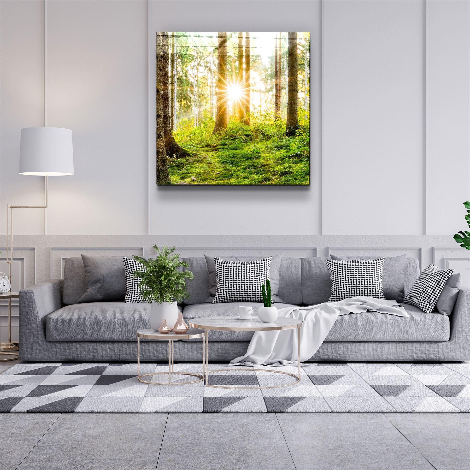 ・"Forest"・Glass Wall Art - ArtDesigna Glass Printing Wall Art