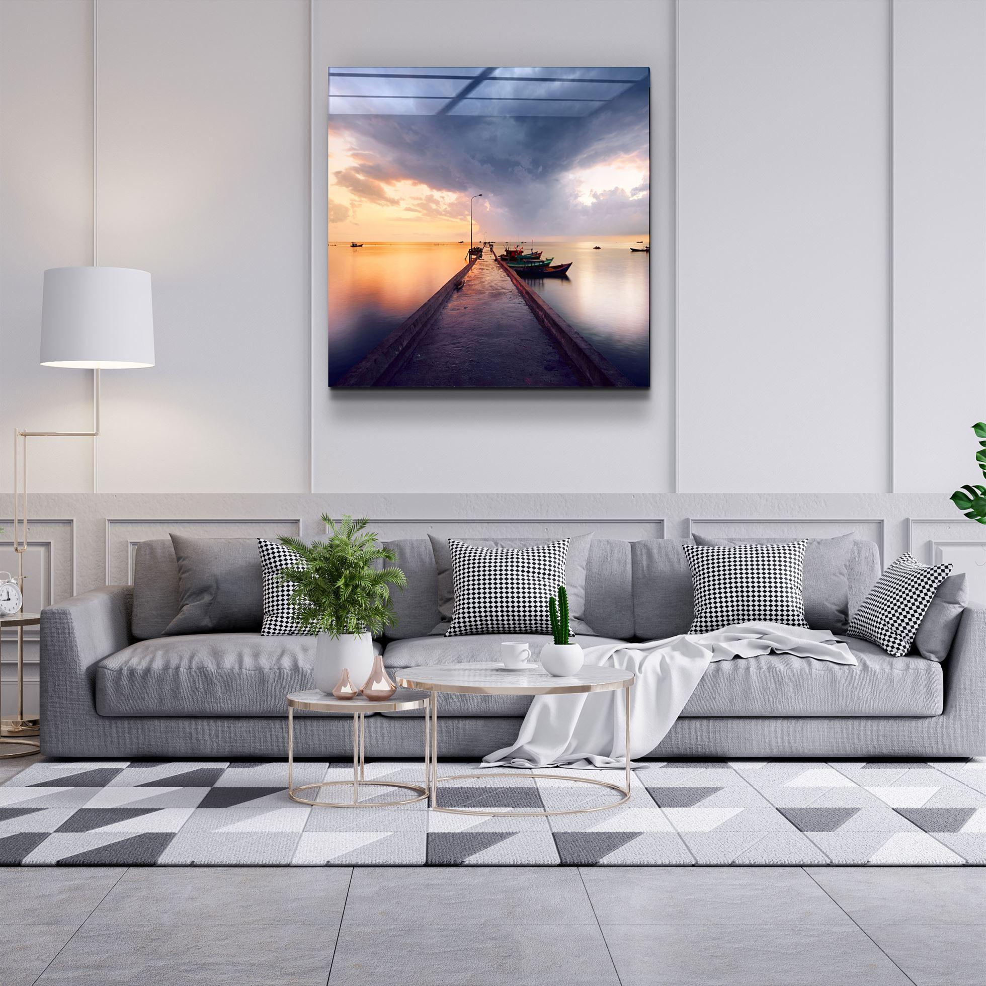 ・"Quay"・Glass Wall Art - ArtDesigna Glass Printing Wall Art