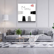 ・"Meow (Cat)"・Glass Wall Art - ArtDesigna Glass Printing Wall Art