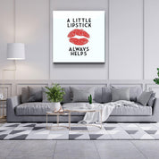 ・"Lipstick"・Glass Wall Art - ArtDesigna Glass Printing Wall Art