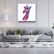 ・"Giraffe"・Glass Wall Art - ArtDesigna Glass Printing Wall Art