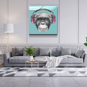 ・"Monkey"・Glass Wall Art - ArtDesigna Glass Printing Wall Art