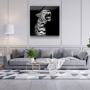 ・"Leopard"・Glass Wall Art - ArtDesigna Glass Printing Wall Art