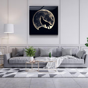 ・"Full Moon"・Glass Wall Art - ArtDesigna Glass Printing Wall Art