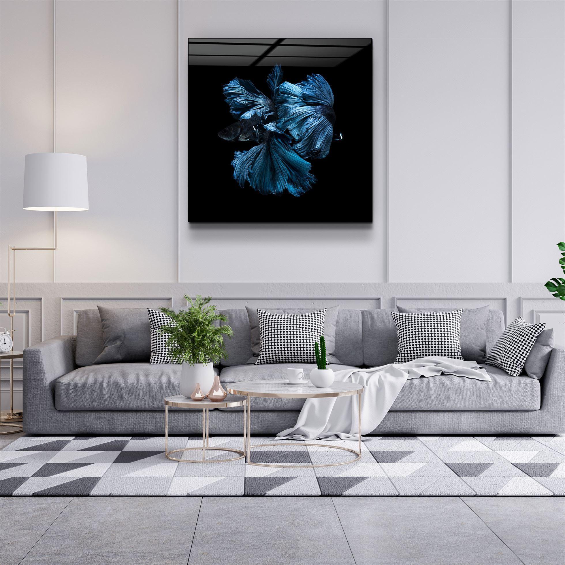 ・"Betta Fish"・Glass Wall Art - ArtDesigna Glass Printing Wall Art