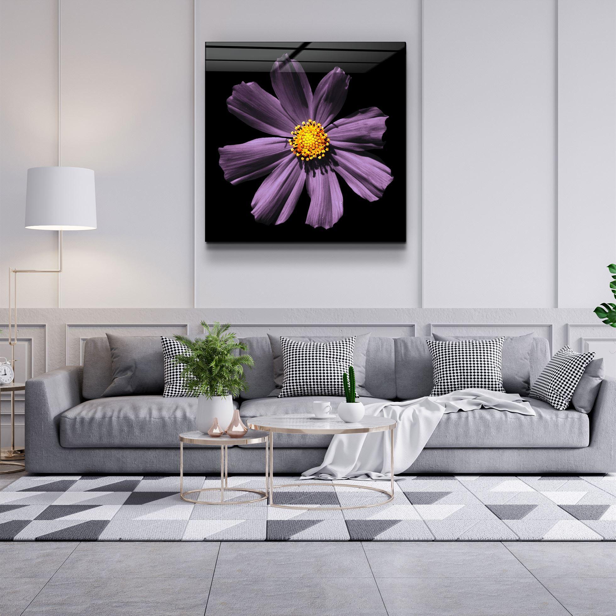 ・"Pink flower"・Glass Wall Art - ArtDesigna Glass Printing Wall Art