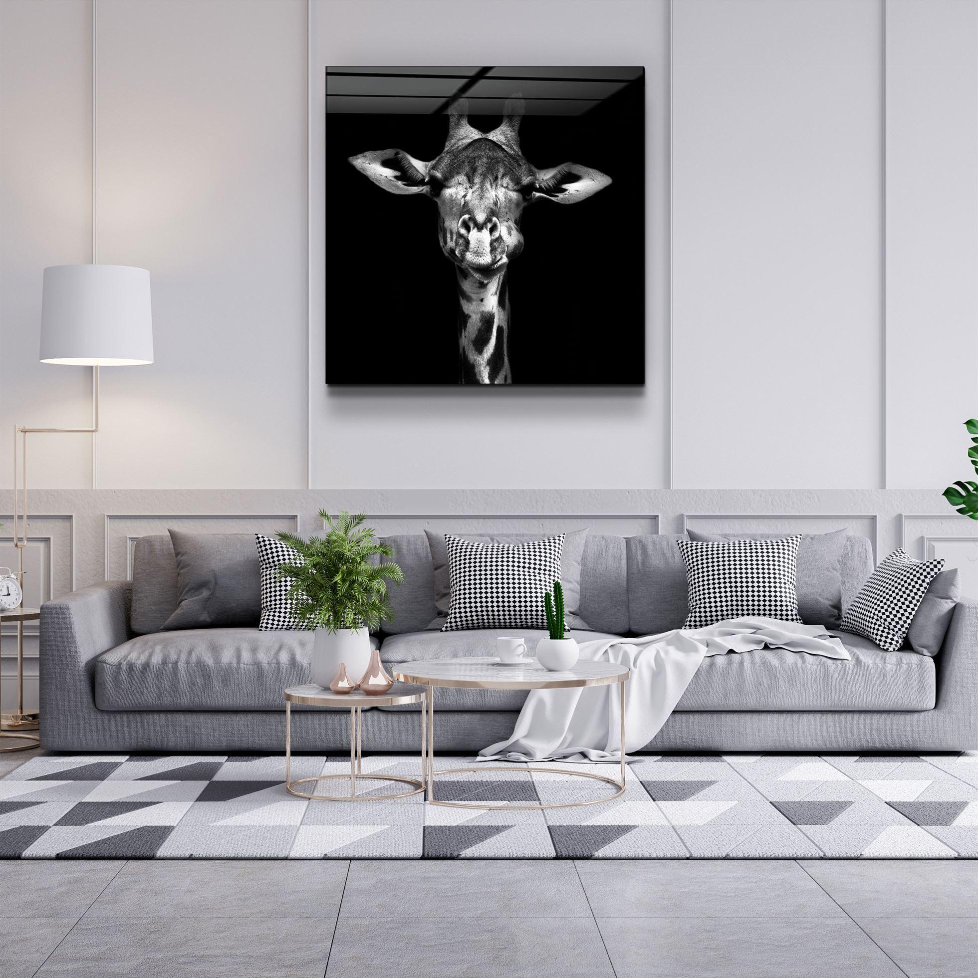 ・"Giraffe"・Glass Wall Art - ArtDesigna Glass Printing Wall Art