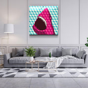 ・"Shark"・Glass Wall Art - ArtDesigna Glass Printing Wall Art