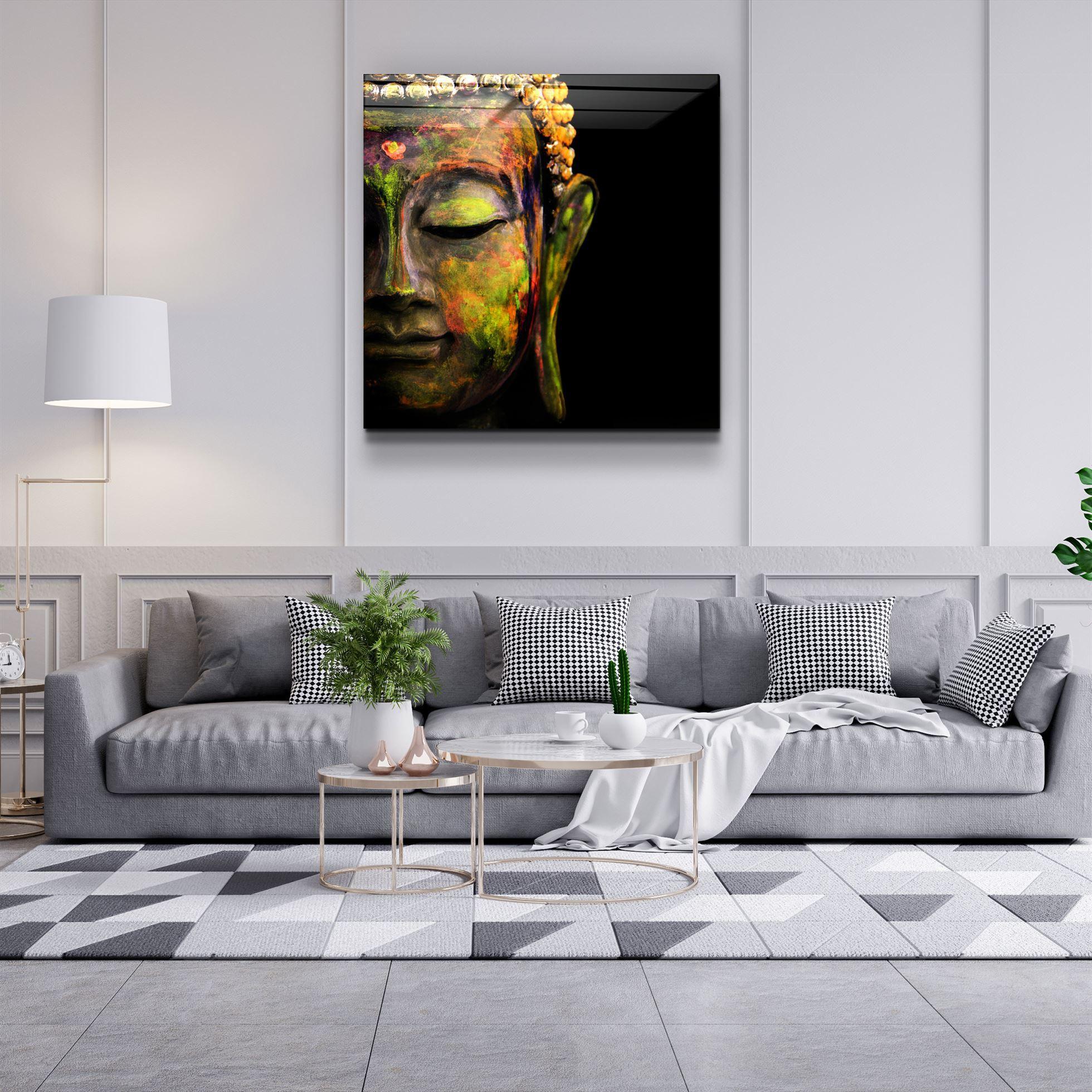 ・"Buddha"・Glass Wall Art - ArtDesigna Glass Printing Wall Art