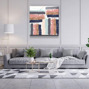 ."Pastel Abstract 1". Glass Wall Art - ArtDesigna Glass Printing Wall Art