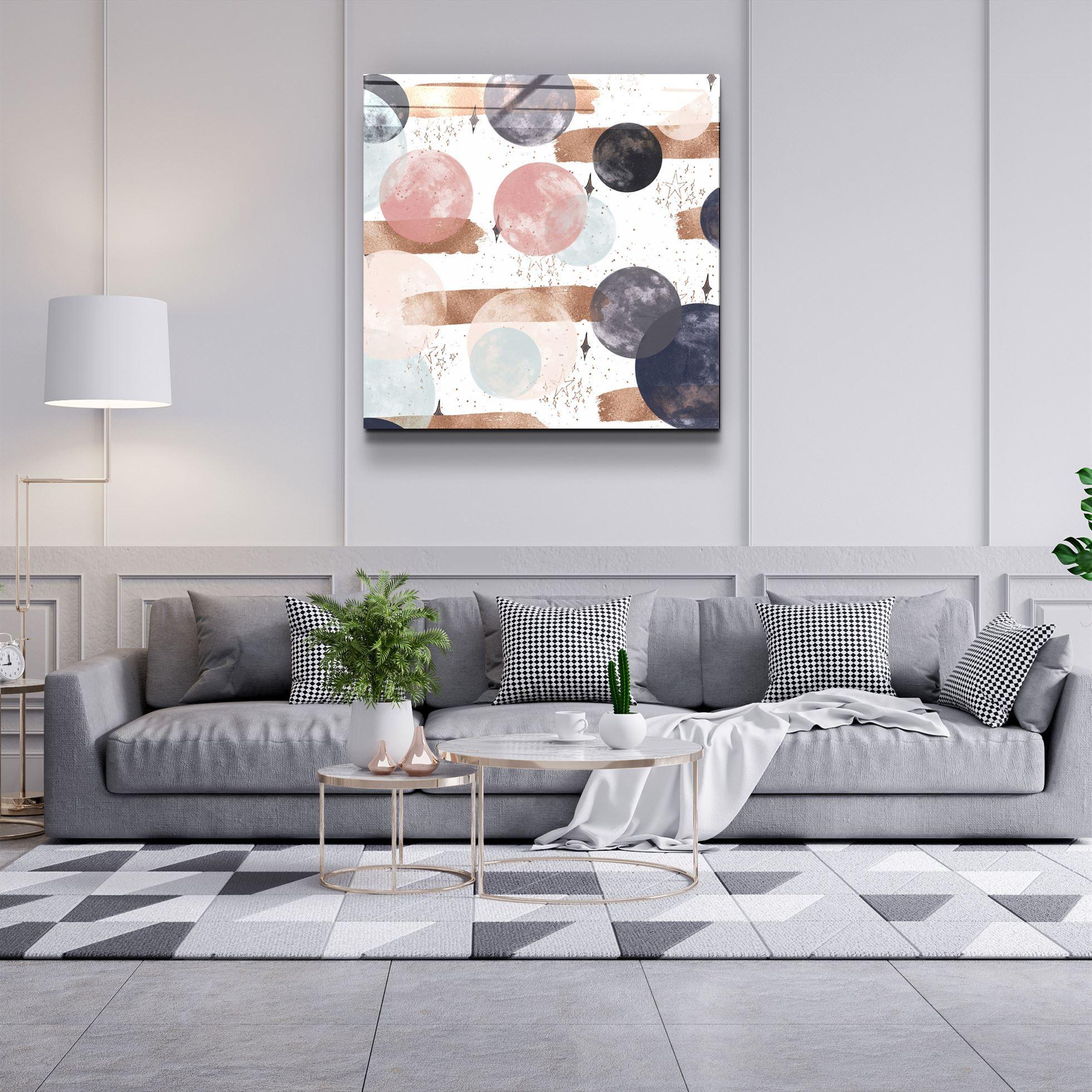 ."Pastel Abstract 2". Glass Wall Art - ArtDesigna Glass Printing Wall Art