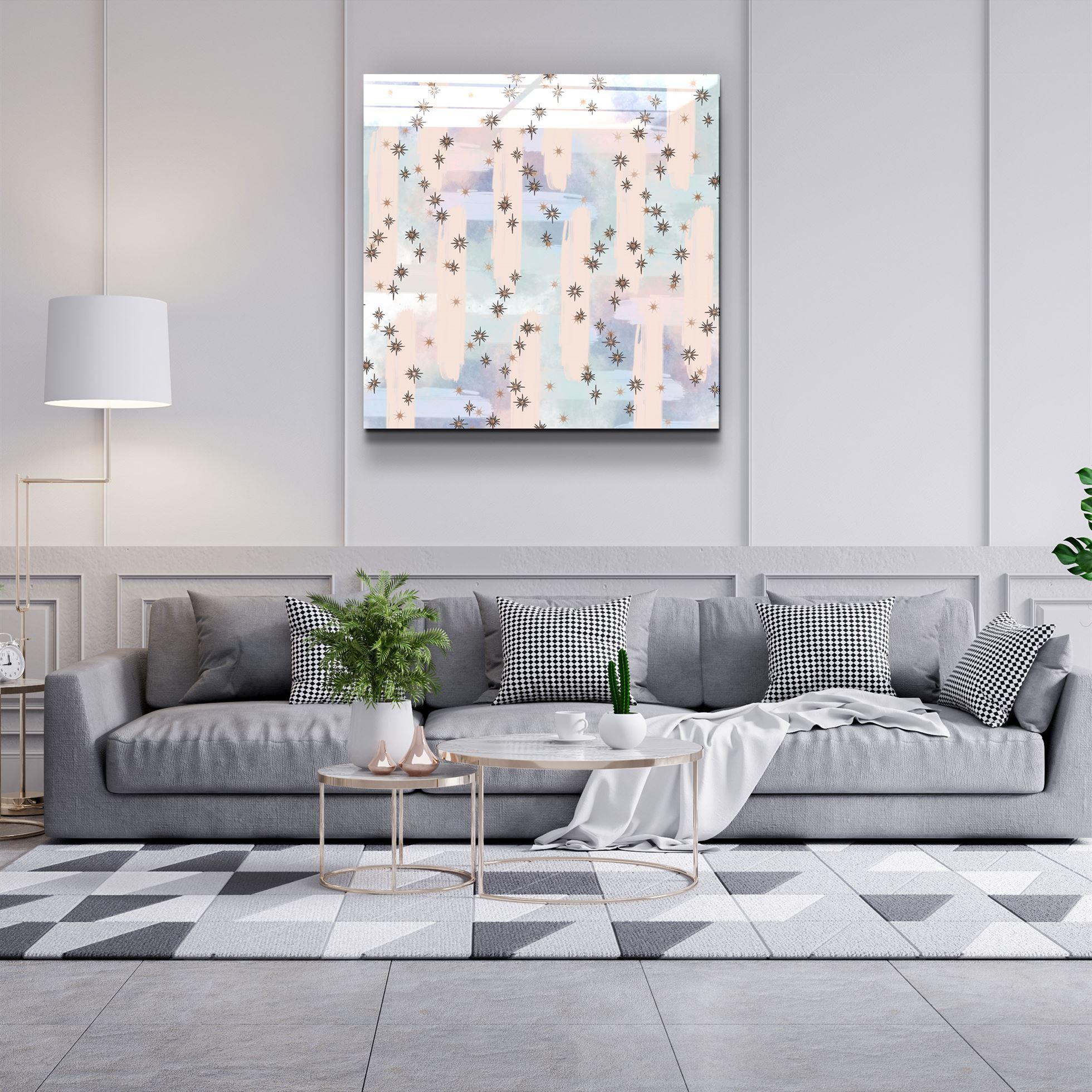 ."Pastel Abstract 5". Glass Wall Art - ArtDesigna Glass Printing Wall Art