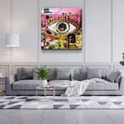 ・"Eye Abstract"・Glass Wall Art - ArtDesigna Glass Printing Wall Art