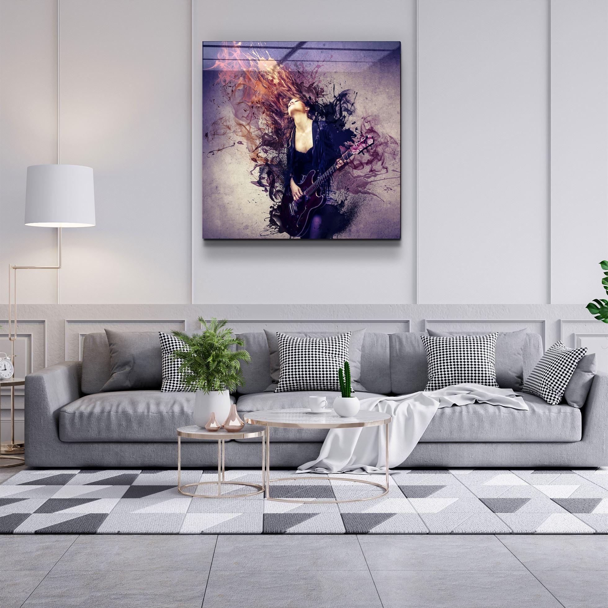 ・"Rockinky"・Glass Wall Art - ArtDesigna Glass Printing Wall Art