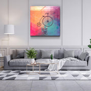 ・"Cyclebi"・Glass Wall Art - ArtDesigna Glass Printing Wall Art